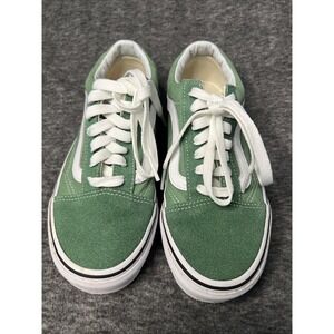 Vans Off The Wall Green Low top Shoes 751505 Mens‎ 4.5 Womens 6 Skater Shoes